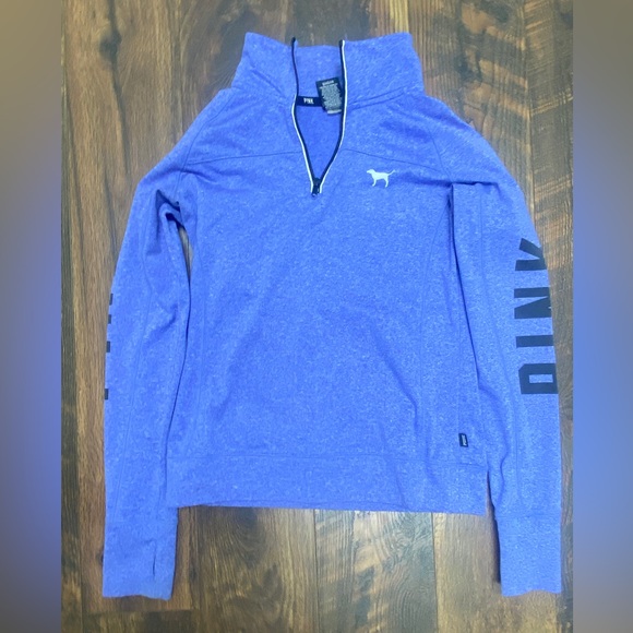 Victoria’s Secret PINK 1/4 Zip Pull-Over Size S/P - Picture 1 of 8